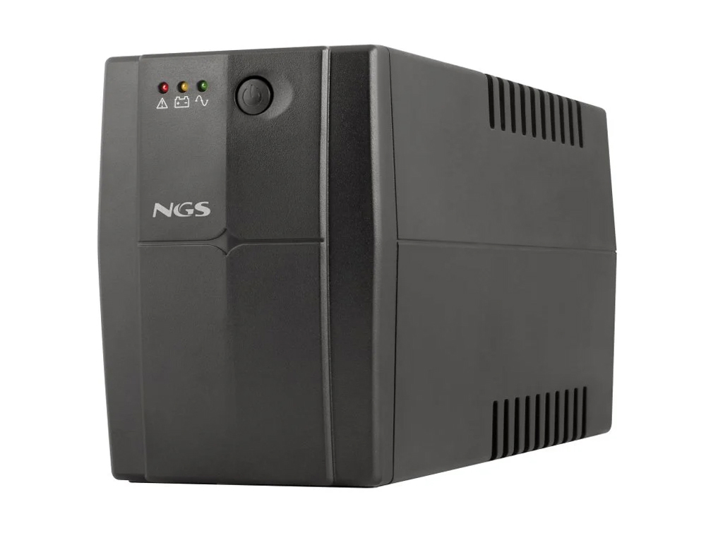 SAI NGS FORTRESS 1200 V3 BATERIA 800 VA CON 2 TOMAS CORRIENTE SCHUKO PLUG OFF LINE UPS 480W FUNCION AVR