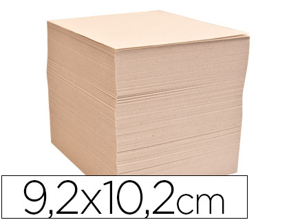 TACO PAPEL LIDERPAPEL SIN ENCOLAR 92X102 MM RECICLADO 70 GR